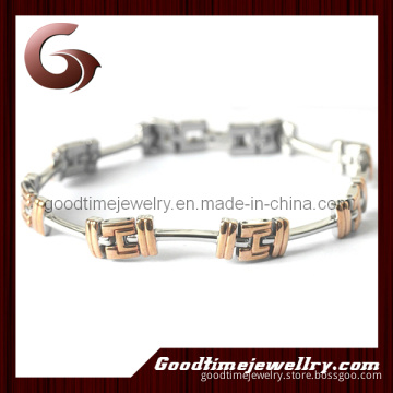 Rose Gold Stainless Steel Magnetic Bracelet